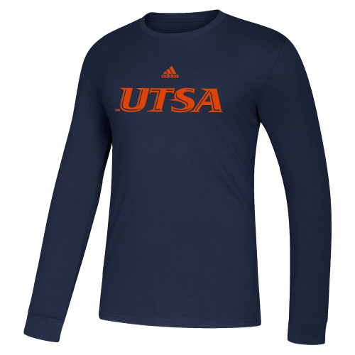  Adidas Navy Fresh Long Sleeve Tee - UTSA - ADIDAS