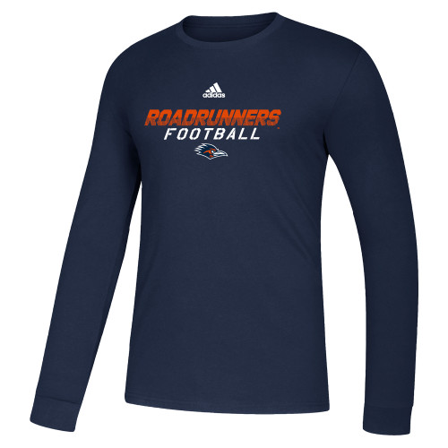  Adidas Navy Fresh Long Sleeve Tee - Football Adidas