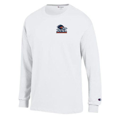 UTSA Champion White Long Sleeve T Shi