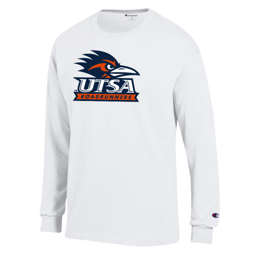 UTSA Champion White Long Sleeve T Shi