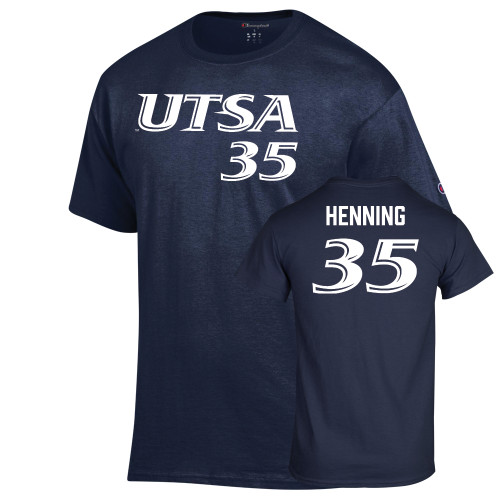  Champion Navy T Shirt - Mark Henning - 35