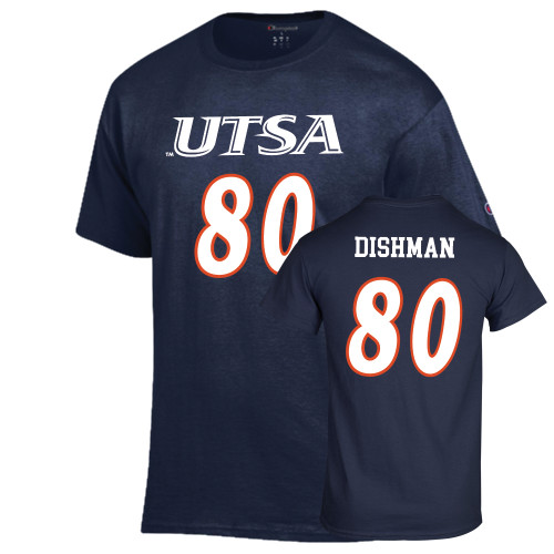  Champion Navy T Shirt - Dan Dishman - 80