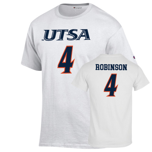  Champion White T Shirt - Ken Robinson - 4