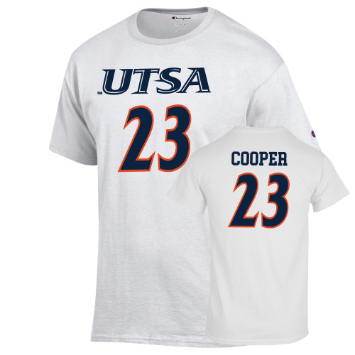  Champion White T Shirt - Camron Cooper - 23