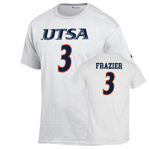  Champion White T Shirt - Zah Frazier - 3