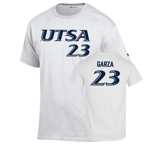  Champion White T Shirt - Daniel Garza - 23