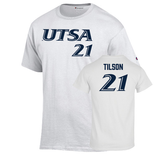  Champion White T Shirt - Ty Tilson - 21