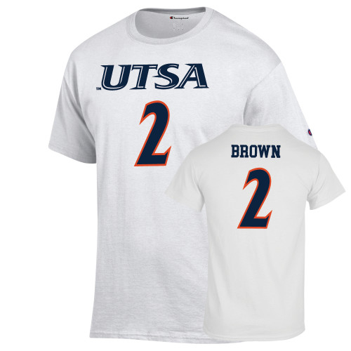  Champion White T Shirt - Brandon Brown - 2