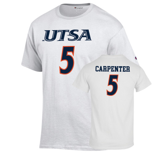  Champion White T Shirt - Chris Carpenter - 5