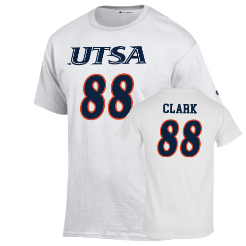  Champion White T Shirt - Decorian Clark - 88