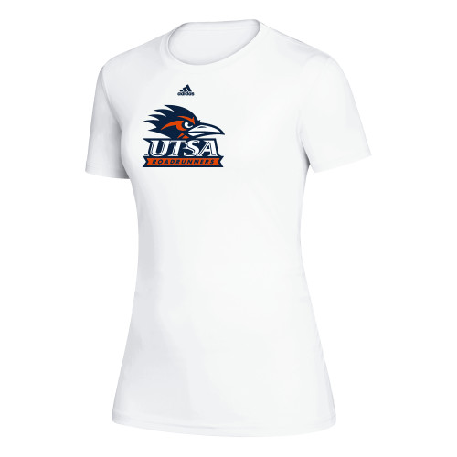 UTSA Adidas Womens White Creator Performance Tee