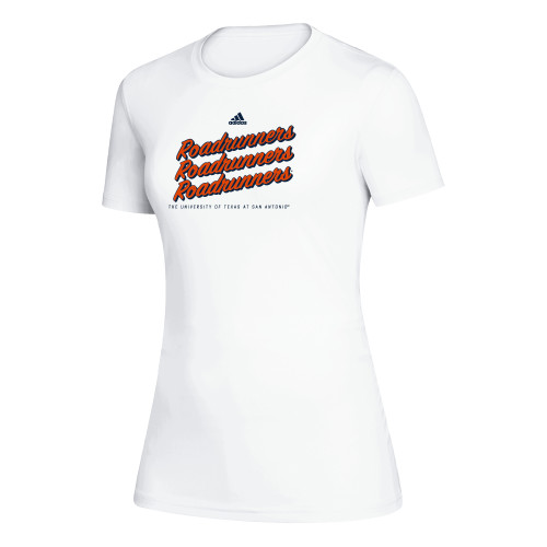 UTSA Adidas Womens White Creator Performance Tee