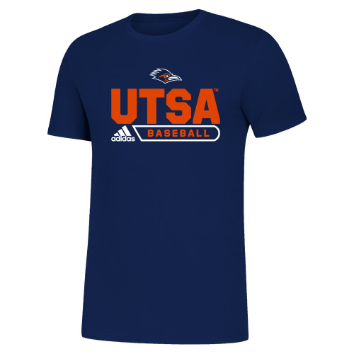  Adidas Team Navy Amplifier Tee - Adidas - UTSA Baseball in Bar