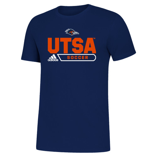  Adidas Team Navy Amplifier Tee - Adidas - UTSA Soccer in Bar