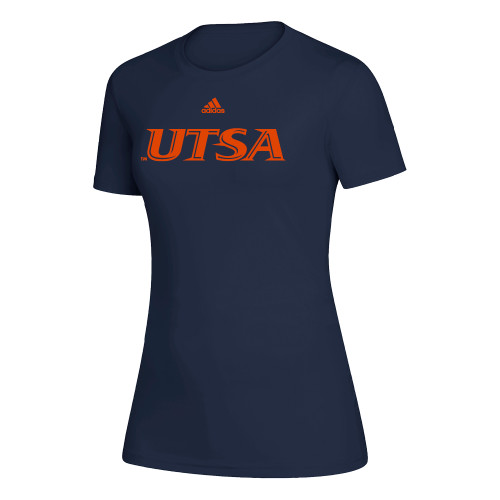  Adidas Womens Navy Creator Performance Tee - UTSA - ADIDAS