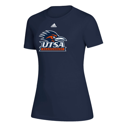  Adidas Womens Navy Creator Performance Tee - UTSA Primary Mark - ADIDAS