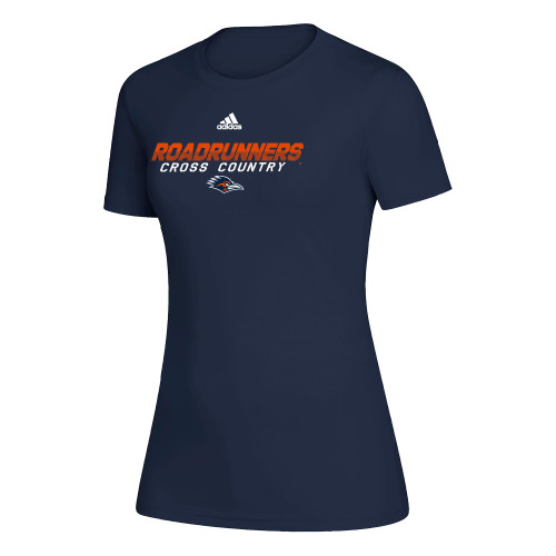  Adidas Womens Navy Creator Performance Tee - Adidas - Roadrunners Cross Country