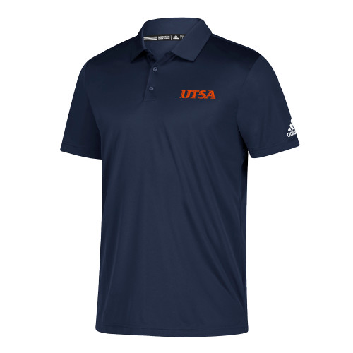  Adidas Navy Grind Polo - UTSA