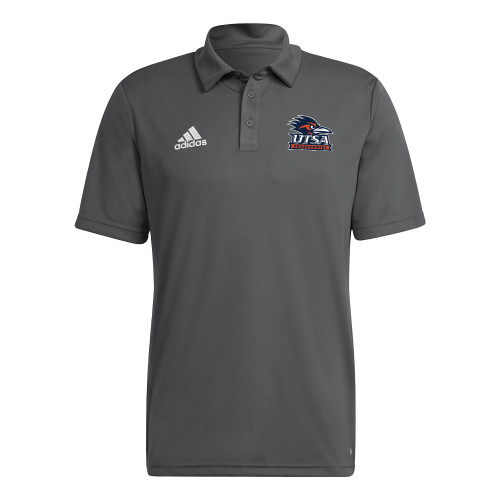  Adidas Team Grey Entrada Polo - UTSA Primary Mark