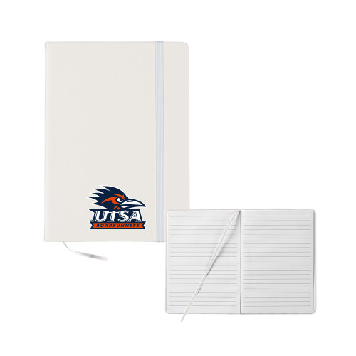 UTSA 5x7 White Hard Cover Journal