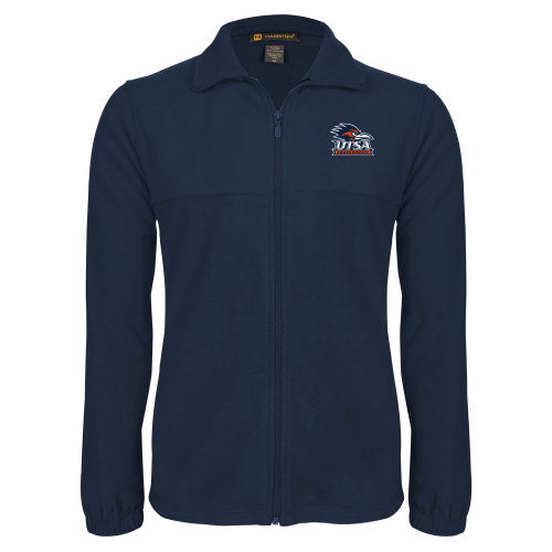 UTSA Navy Fleece Full Zip  Jack