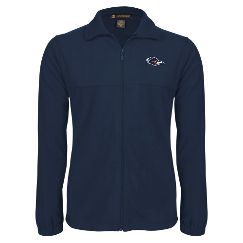 UTSA Navy Fleece Full Zip  Jack