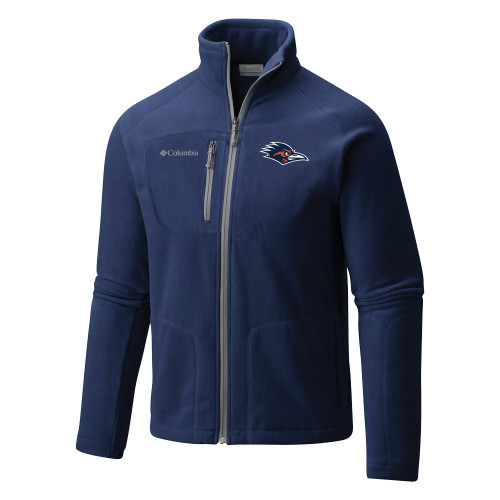 UTSA Columbia Navy Full Zip Fleece Jack