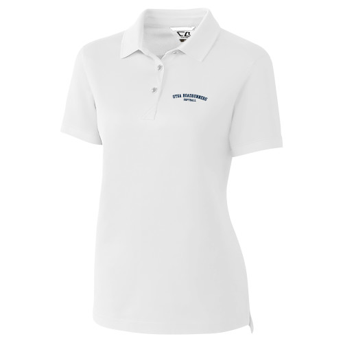  C&B Womens White Advantage Polo - UTSA Roadrunners Softball