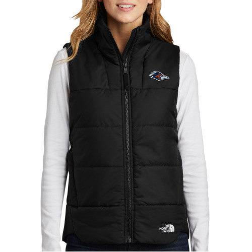  The North Face Womens Black Everyday Insulated Vest - UTSA Roadrunner Head EMB