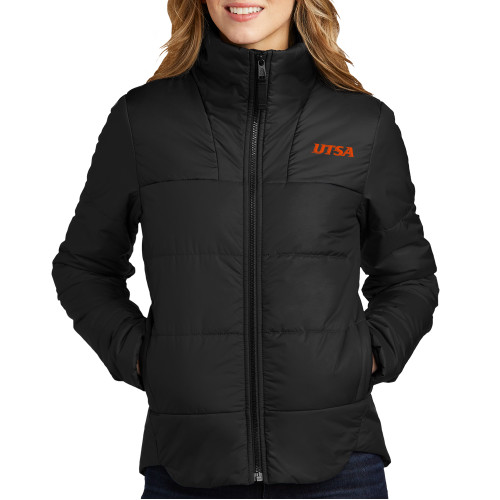  The North Face Womens Black Everyday Insulated Jacket - UTSA EMB