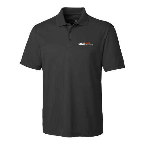  C&B Dark Grey Clique Ice Pique Polo - UTSA Klesse College of Engineering