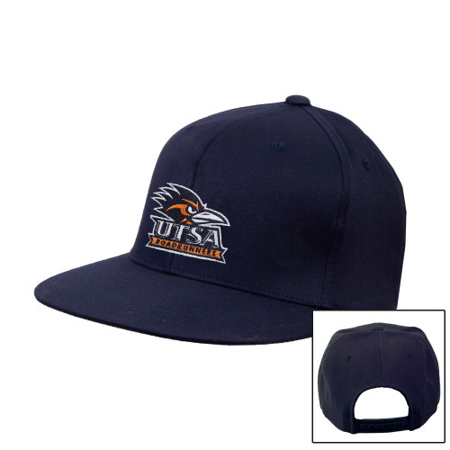 UTSA Navy Flat Bill Snapback Hat