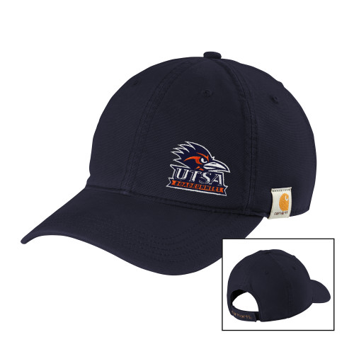 UTSA Carhartt Navy Cotton Adjustable Canvas Hat