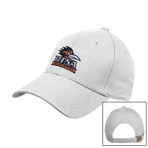 UTSA White Structured Adjustable Pro Style Hat