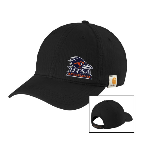 UTSA Carhartt Black Cotton Adjustable Canvas Hat