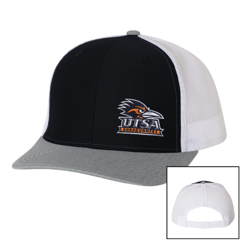 UTSA Richardson Black/White/Heather Trucker Hat