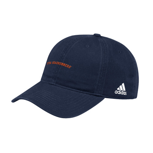  Adidas Navy Adjustable Washed Slouch - UTSA Roadrunners