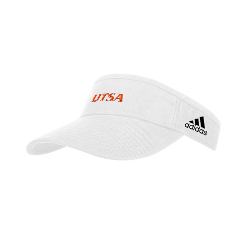 UTSA Adidas White Adjustable Visor