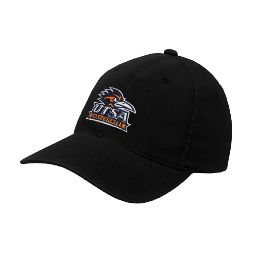 UTSA Black Flexfit Structured Low Profile Hat