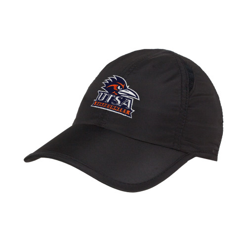  Womens Black Performance Cap - UTSA Primary Mark EMB