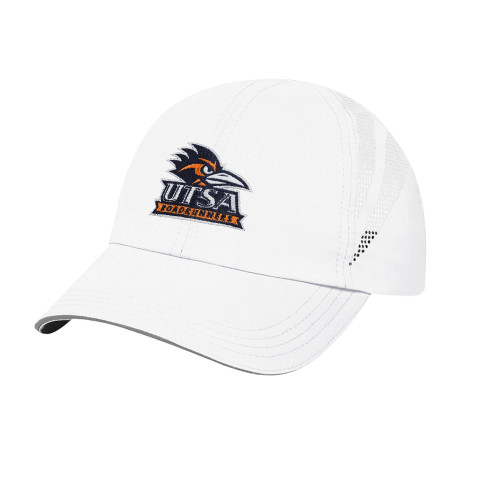  White Performance Cap - UTSA Primary Mark EMB