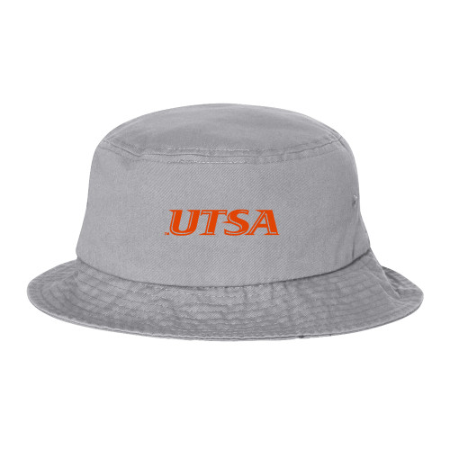  Sportsman Grey Bucket Hat - UTSA EMB