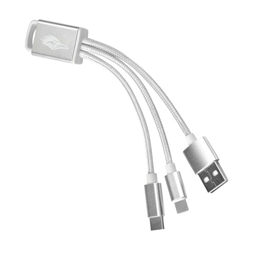 UTSA 3 in 1 Silver Cable