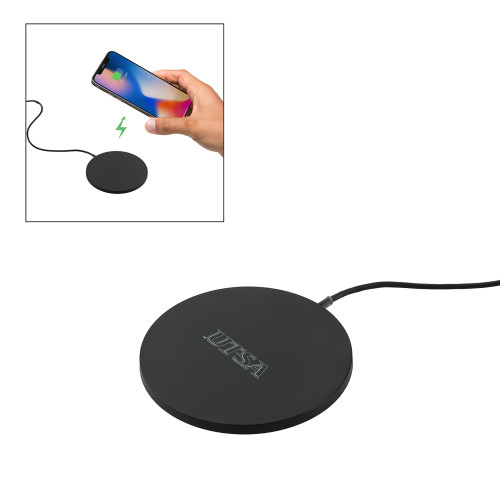 UTSA Ultra Thin Wireless Black Charging Pad