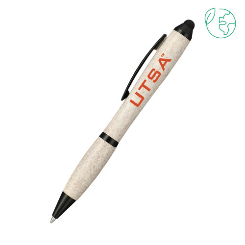 UTSA Nash Wheat Straw Ballpoint Beige Stylus Pen