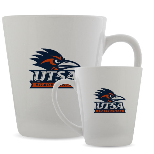  Full Color Latte Mug 12oz - UTSA Primary Mark