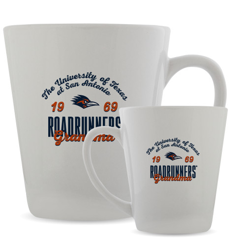  Full Color Latte Mug 12oz - UTSA Roadrunners Est 1969 Grandma