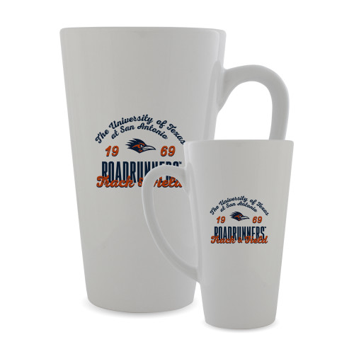  Full Color Latte Mug 17oz - UTSA Roadrunners Est 1969 Track and Field