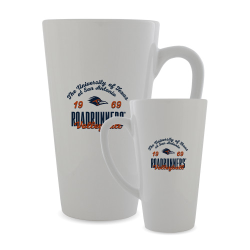  Full Color Latte Mug 17oz - UTSA Roadrunners Est 1969 Volleyball