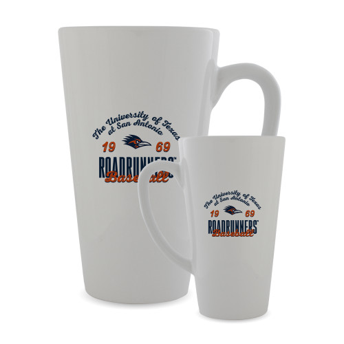  Full Color Latte Mug 17oz - UTSA Roadrunners Est 1969 Baseball